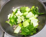 チンゲン菜と豆腐の中華風そぼろあん作り方3写真