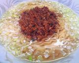あっさり仕立て！和風の肉味噌ラーメン作り方8写真