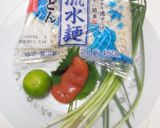 流水麺で簡単冷やし明太子うどん！作り方1写真