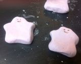 キャラ弁　番外編デザート　メタモン白玉作り方2写真