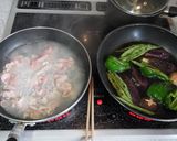 茹で豚と夏野菜の揚げ浸し☆作り方3写真