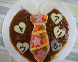 感謝を込めて♪ネクタイカレー★作り方4写真