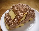 誕生日。車のケーキ。作り方11写真