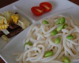 うどんと牛肉夏野菜ワンプレートランチ作り方7写真