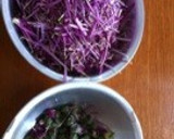 食用菊(かきのもと)のおひたし作り方1写真