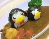 ペンギンさんの親子☆デコカレー作り方11写真