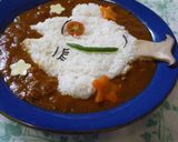 楽しい♪だまし絵★デコカレー★作り方3写真