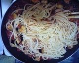 ナスとトマトのミートソーススパゲッティ作り方6写真