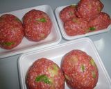 キャベツ入りハンバーグの赤ワインソース作り方4写真