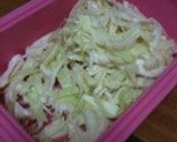 豚肉の代わりに☆お麩でとんぺい焼き風作り方2写真