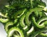 ゴーヤとのりの佃煮和え作り方1写真