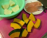 夏の温野菜盛り合わせ＆からしマヨ☆作り方1写真