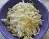 ルクルーゼで白菜とベーコンのスープ作り方1写真