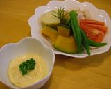 夏の温野菜盛り合わせ＆からしマヨ☆作り方6写真