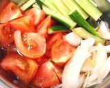 私の♡夏野菜マリネ作り方1写真