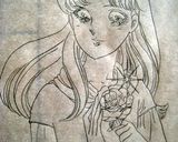 ＊キャラチョコの作り方＊北島マヤ編作り方1写真