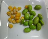 枝豆とトウモロコシの豆ご飯作り方1写真