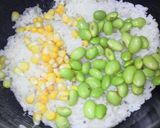 枝豆とトウモロコシの豆ご飯作り方3写真
