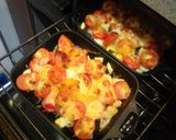 魚焼きグリルでプチトマトグラタン作り方4写真