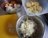 圧力鍋で✿香味野菜の極上ビーフシチュー作り方1写真