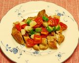 グリルチキンの夏野菜ポン酢添え作り方5写真