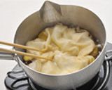さつまいもと鶏肉の炊き合わせ作り方7写真