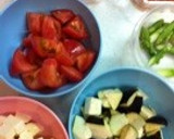 ナスとトマトとアスパラのオーブン焼作り方1写真