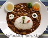 大豆とトマトのクマさんカレー作り方7写真