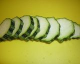 ズッキーニ卵トースト作り方1写真