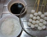 白玉串天～甘辛おろしソース添え～作り方1写真