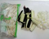 肉味噌をつかって麻婆春雨★作り方1写真