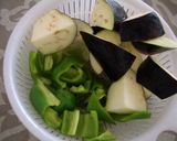☆なすとピーマンの味噌炒め☆作り方1写真