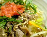 豚肉の梅シソスタミナ丼(塩カルビ風)作り方8写真