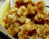 卵白衣でサクフワ♪鶏ささみの香ばし揚げ作り方6写真