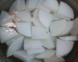 大根とベーコンのチーズ風味スープ作り方3写真