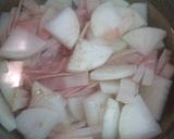 大根とベーコンのチーズ風味スープ作り方4写真