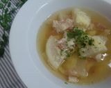 大根とベーコンのチーズ風味スープ作り方6写真