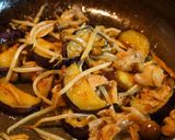 *なすと豚肉のピリ辛味噌ダレ丼*作り方4写真