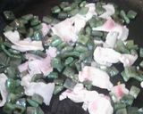 ささげと紫蘇の味噌炒め作り方4写真