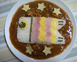 こいのぼり☆カレー作り方3写真