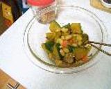 カボチャの煮物お豆さん和え作り方3写真