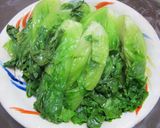 ☆香港風♪簡単！シャキシャキ温レタス。☆作り方7写真