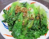 ☆香港風♪簡単！シャキシャキ温レタス。☆作り方8写真