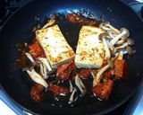 トマトスープで南欧風豆腐ステーキ作り方3写真
