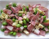 HBで楽チン☆えだまめベーコンチーズパン作り方2写真