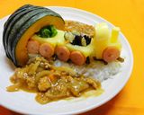 汽車ぽっぽカレー作り方6写真