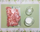 簡単夕飯主菜昼食小松菜れんこん豚こま中華炒め弁当作り方1写真