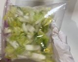 旨味凝縮！塩揉み白菜のワンパン和風パスタ作り方7写真