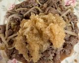 牛肉ともやしのおろしポン酢炒め作り方14写真