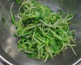 ＊ぬき菜と油揚げの煮びたし＊作り方1写真